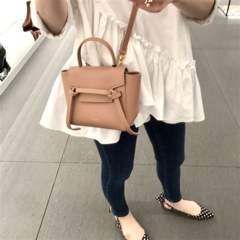 celine pico belt bag outfit.